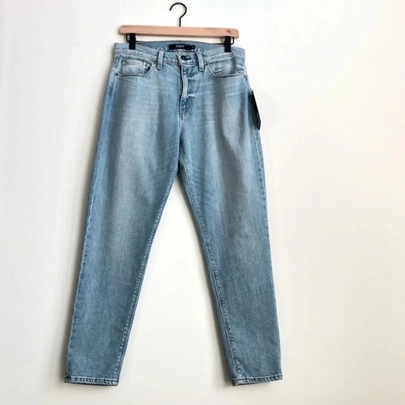 New Hudson Bettie High Rise Taper Jean light Indigo airborne size 28 denim - Picture 2 of 11